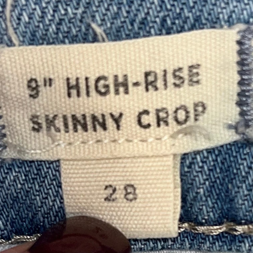 Madewell 9-inch High-Rise Skinny Crop Jeans | Women’s Size 28 - Picture 6 of 8